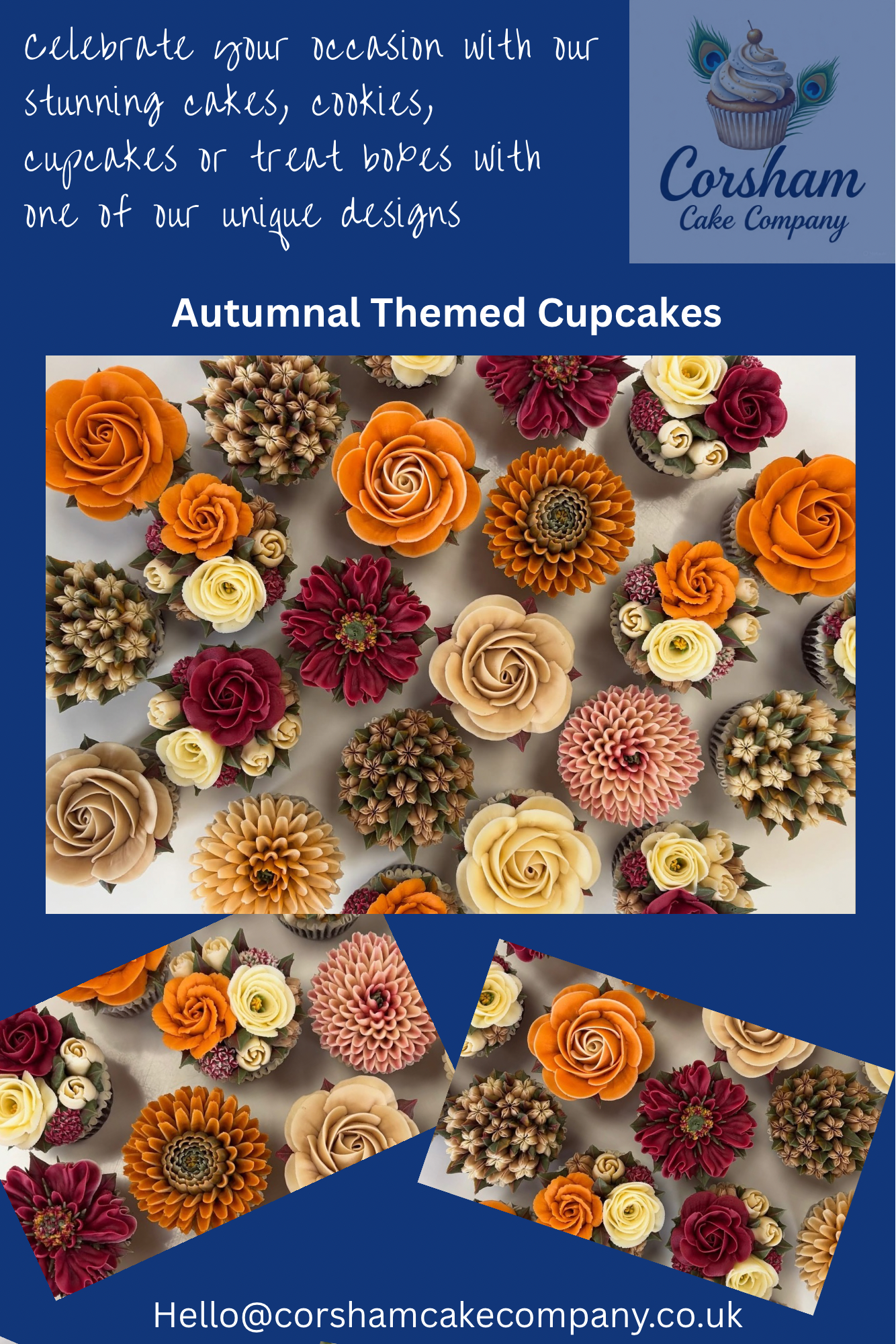 Autumnal Buttercream Cupcakes
